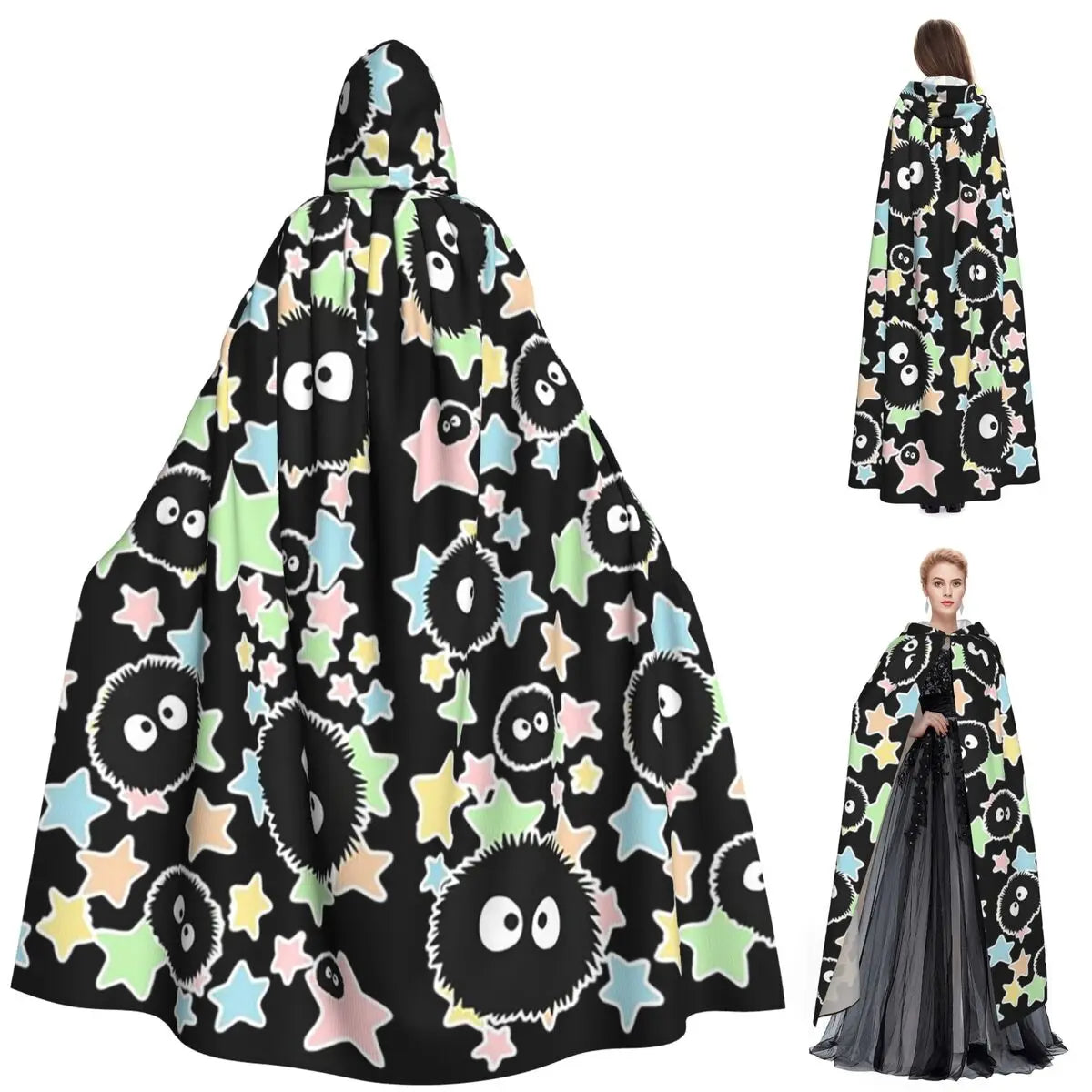 Ghibli Long Hooded Cloak