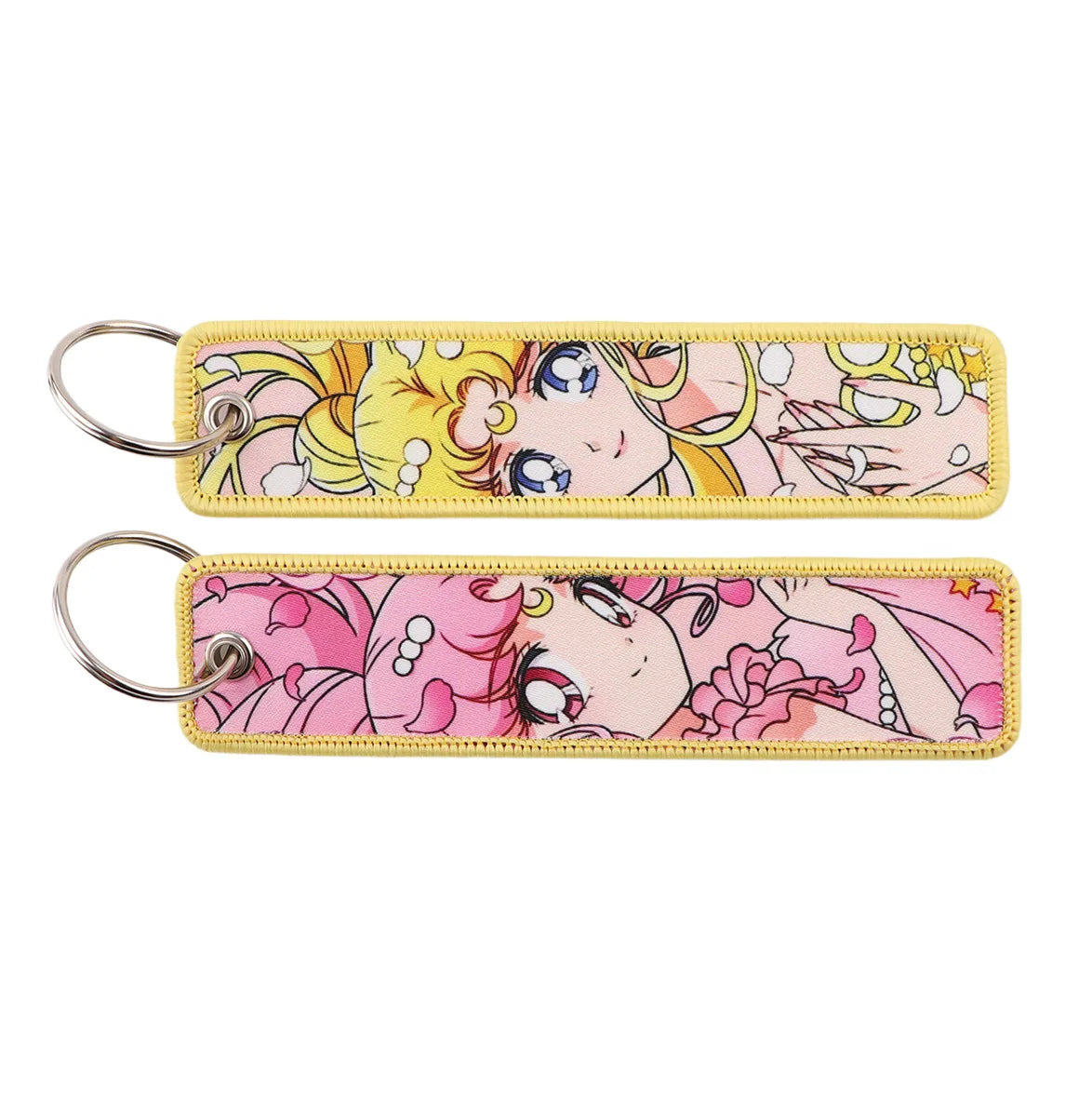 S Moon Keychains