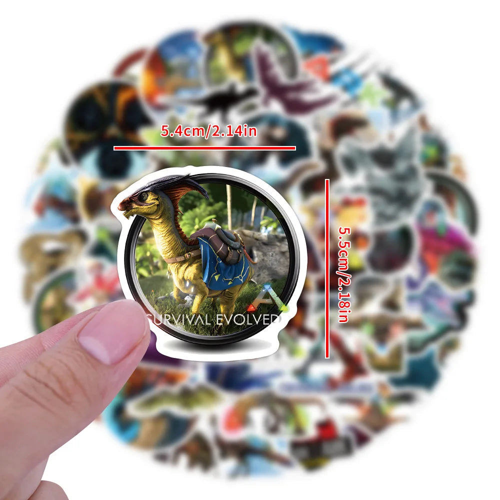 10/60Pcs Ark Survival Evolved Stickers