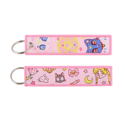 S Moon Keychains