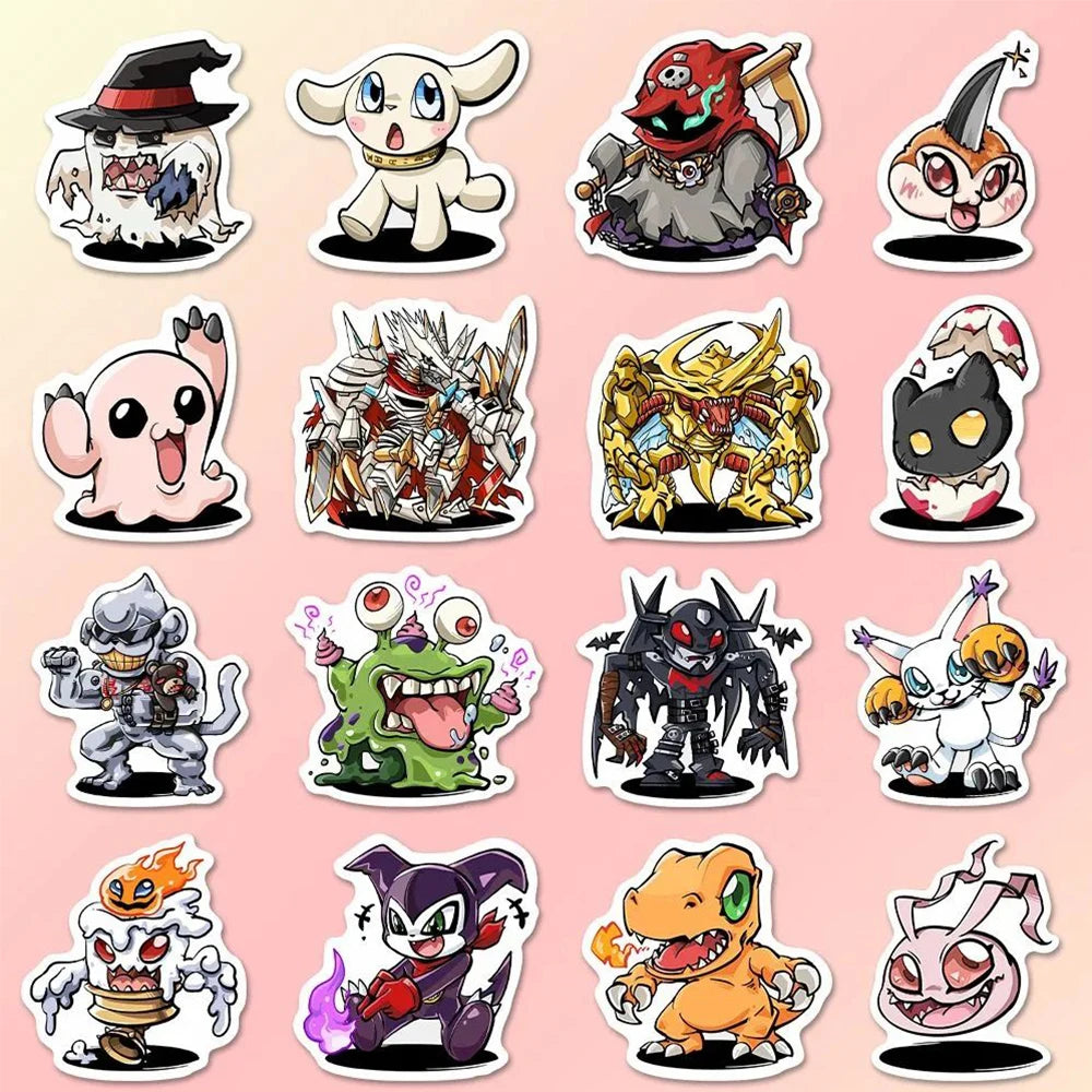 10/30/54pcs Anime Digimon Adventure Stickers