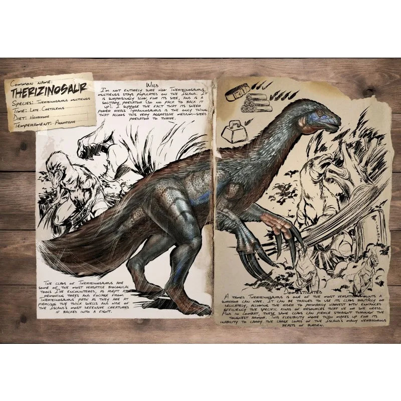 ARK Survival Evolved Art Dinosaur Series Posters