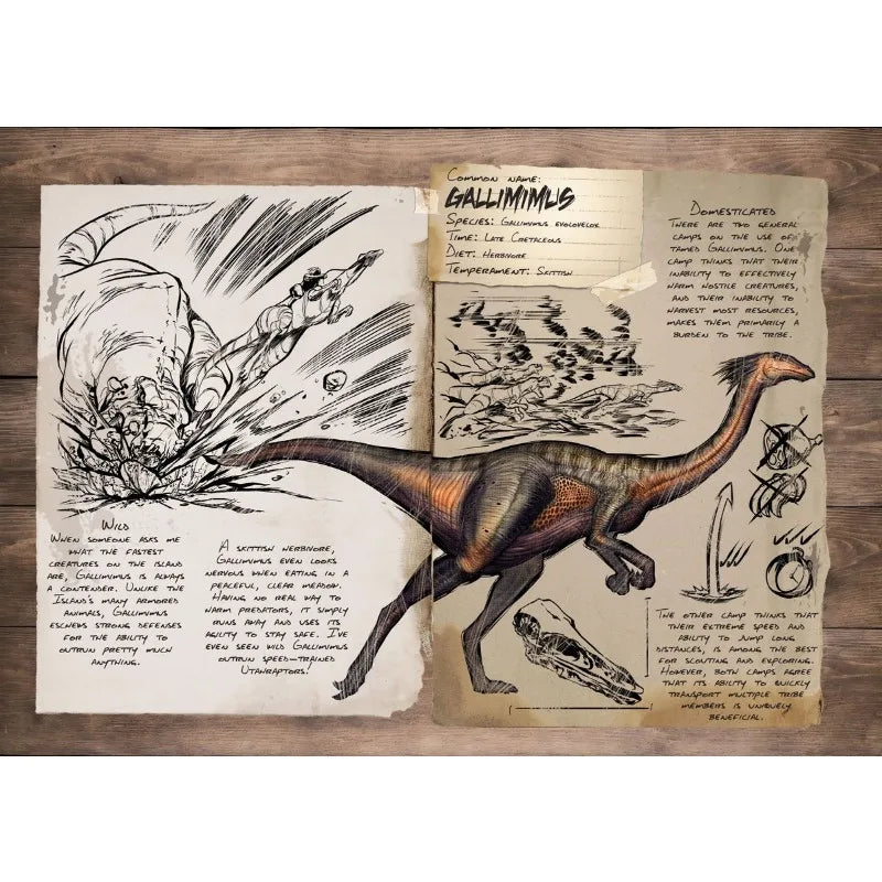 ARK Survival Evolved Art Dinosaur Series Posters