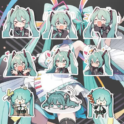 100PCS Kawaii HatsuneMiku Stickers