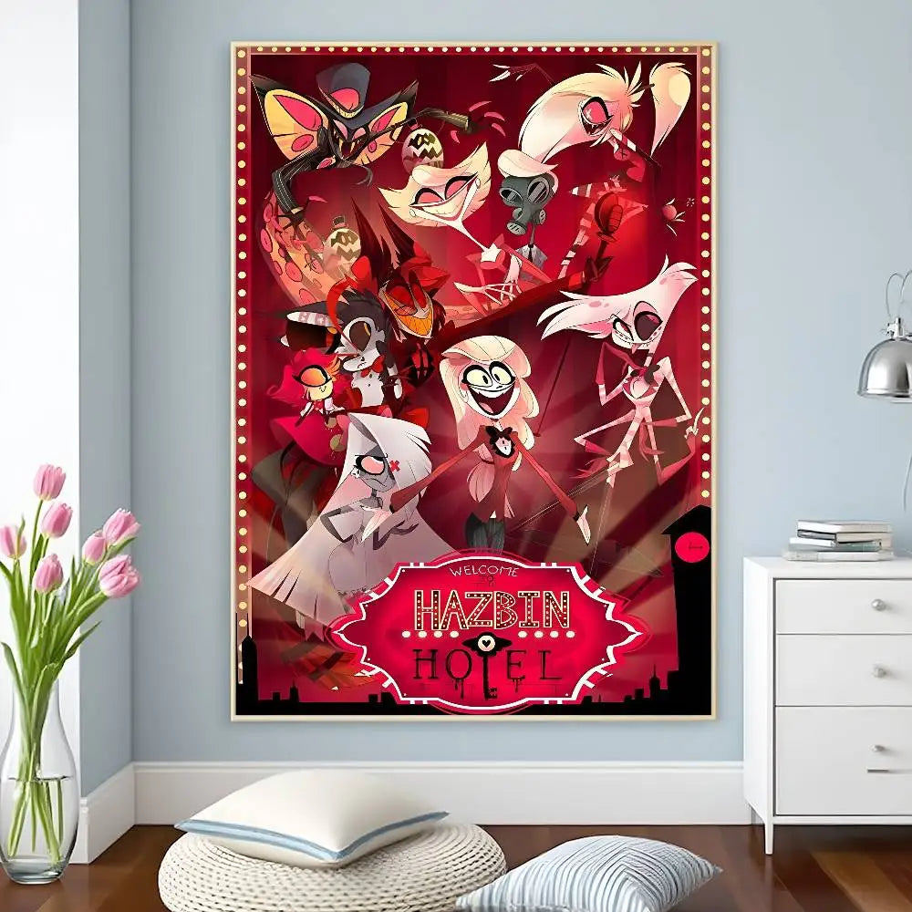 Anime H-Hazbin H-Hotel Poster