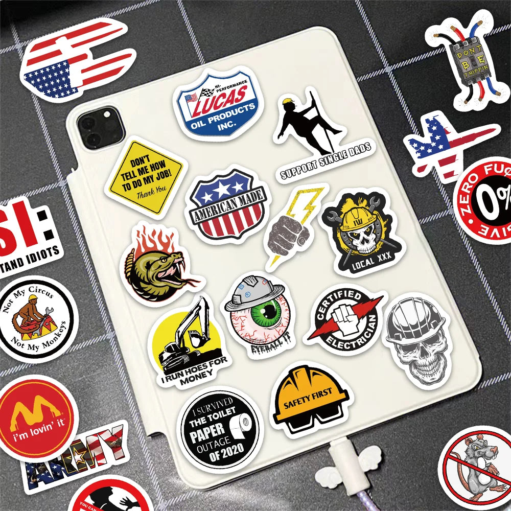 98PCS Fun Safety Stickers