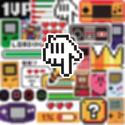 50PCS Classic Gaming Console Cartoon Stickers