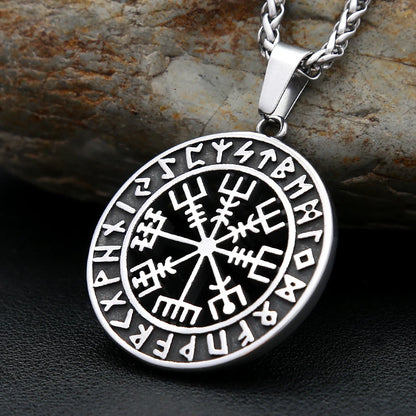 Nordic  Viking Amulet Necklace Stainless Steel